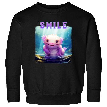 Discover Colorful Smiling Lizard Underwater Sweatshirts