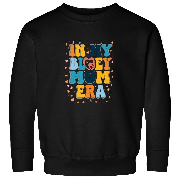 Discover Women in My Mom Era Mama Dog Paw Funny Letter Sweatshirts