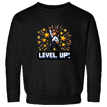 Discover Game On: Triumphant Ascension - Level Up Sweatshirts
