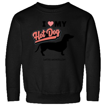 Discover Dachshund Dog Lover Gift Sweatshirts Love My Hot Dog
