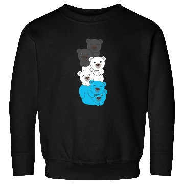 Discover Mascic Flag Pride Lgbtq Cute Bear Sweatshirts