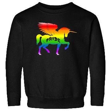 Discover Rainbow pride unicorn Sweatshirts