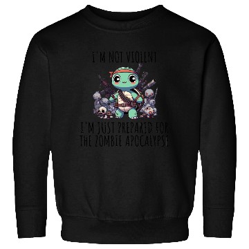 Discover Zombie Apocalypse Turtle Sweatshirts