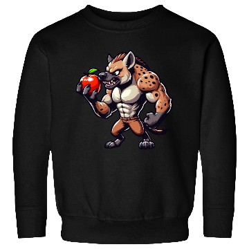Discover Hyena Enjoying Apple Fitness Workout Sweatshirts