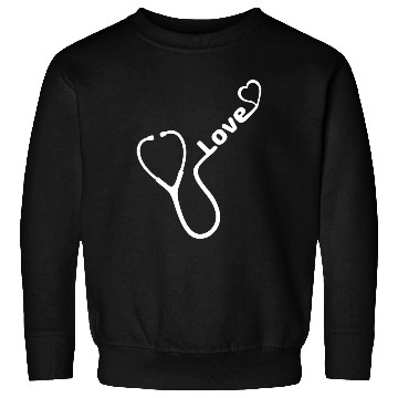 Discover Stethoscope Love Medical Affection Sweatshirts
