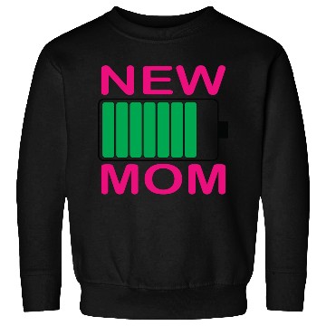 Discover NEW MOM Battery full, lovely Graphic Sweatshirts
