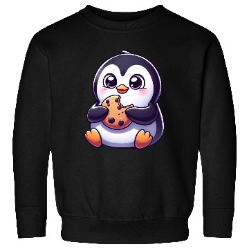 Discover Penguin Cookie Sweet Dessert Biscuit Sweatshirts