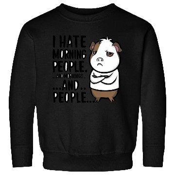 Discover I Hate Morning People for a Morning grumpy Sweatshirts