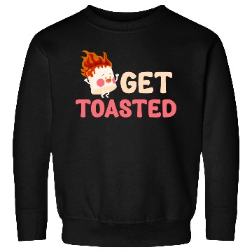 Discover Get Toasted Marshmallow Puns Cocoa RV Mountain Sweatshirts