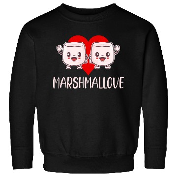 Discover Marshmallove Marshmallow Puns Cocoa RV Mountain Sweatshirts