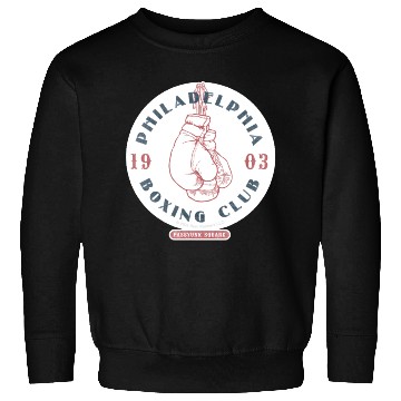 Discover Philadelphia Boxing Club 1903 Sticker Sweatshirts