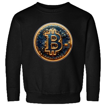 Discover Bitcoin Cyberpunk Sweatshirts