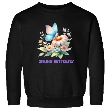 Discover spring butterfly Sweatshirts
