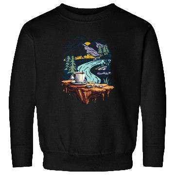 Discover Nature and Coffee Lover Classic Sweatshirts