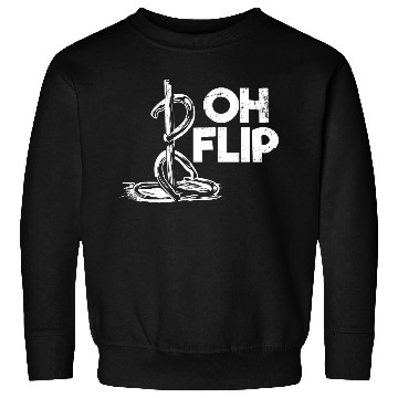 Discover Oh Flip Funny Horseshoe Pitching Sweatshirts