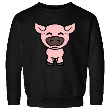 Discover Little cute piggy pig piglet cartoon animal love Sweatshirts