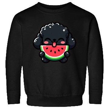 Discover Summery Poodle with Watermelon Sweatshirts
