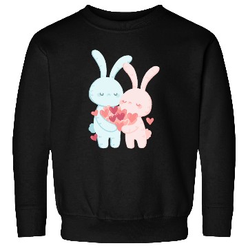 Discover Whimsical Duo: Creative Couple Graphics Design Sweatshirts