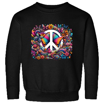 Discover Peaceful Butterflies Symphony Sweatshirts