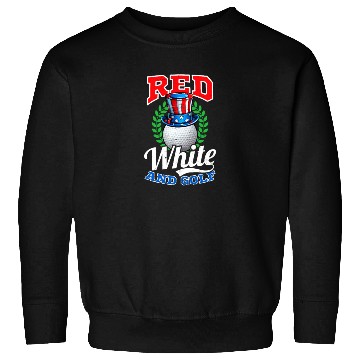 Discover 4th Of July Golf Red White And Golf Sweatshirts