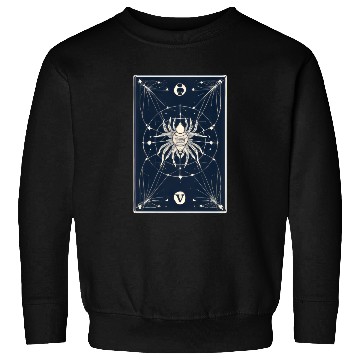 Discover Spider Tarot Card Reader Astrology Occult Sweatshirts