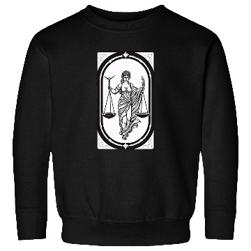 Discover Themis Tarot Card Astrology Occult Mystical Sweatshirts