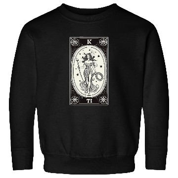 Discover Themis Tarot Card Astrology Occult Mystical Sweatshirts