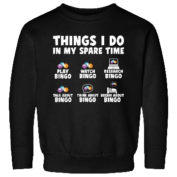 Discover Funny Bingo Player Enthusiast Sweatshirts