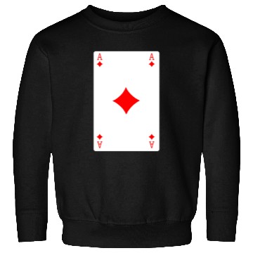 Discover Diamonds Playing card ace Sweatshirts