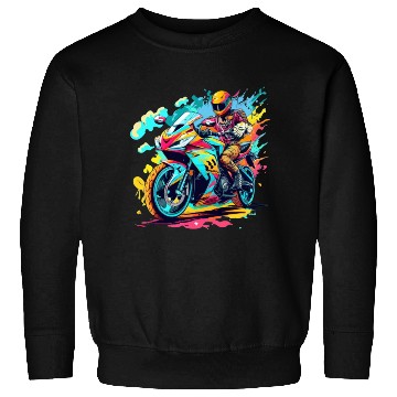Discover Legend cross motocycle Biker Road Trip Sweatshirts
