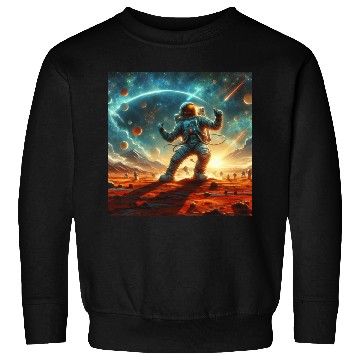 Discover ‘Solo Astronaut Dance Party’ Sweatshirts