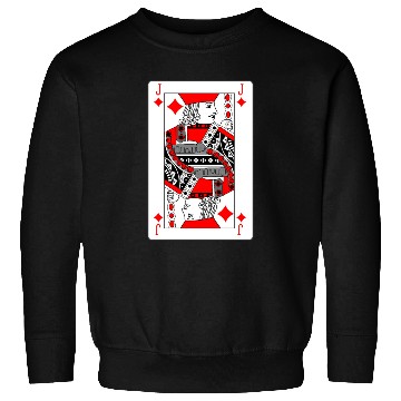 Discover jack Playing card Sweatshirts