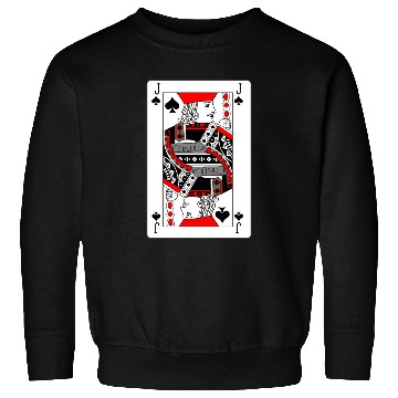Discover Jack Playing card of spades Sweatshirts
