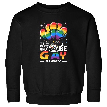Discover Birthgay Gay Pride Flag Pride Month Equal Rights Sweatshirts