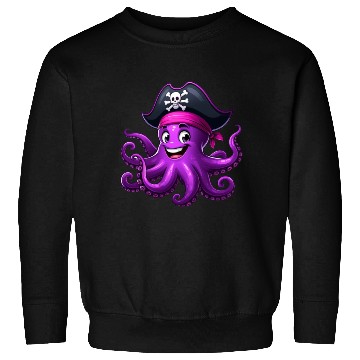 Discover Funny pirate octopus Sweatshirts