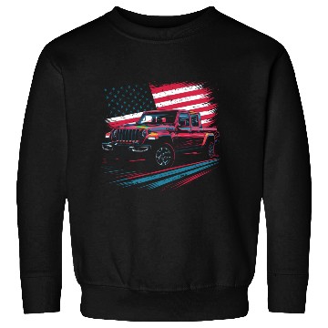 Discover Jeep Gladiator JT US Flag Sweatshirts