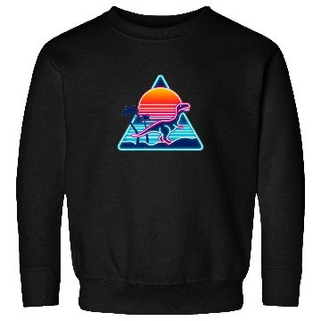 Discover Retro dinosaurs in the 80s triangle Sweatshirts