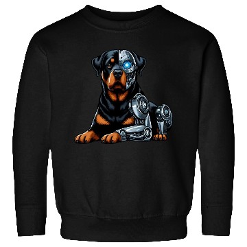 Discover Rottweiler cyborg robot space Sweatshirts