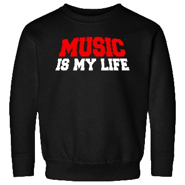 Discover Music Is My Life Party Club Concert Sound Love Sweatshirts
