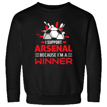 Discover Football Soccer Arsenal I Support Arsenal Sweatshirts