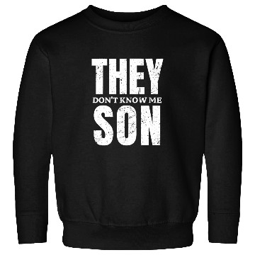 Discover They Dont Know Me Son Bodybuilder Workout Gym Sweatshirts