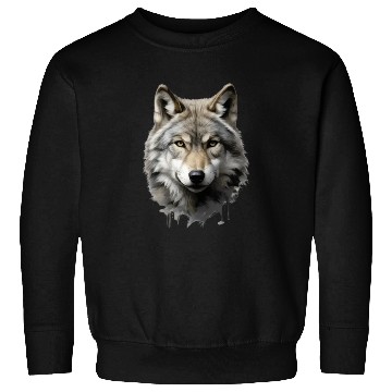 Discover Wolf Gradient Ombre Sweatshirts