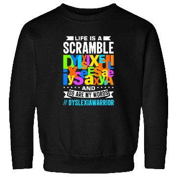 Discover Reading Disorder Design for a Dyslexia Warrior Sweatshirts