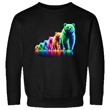 Discover Neon Bears Sweatshirts