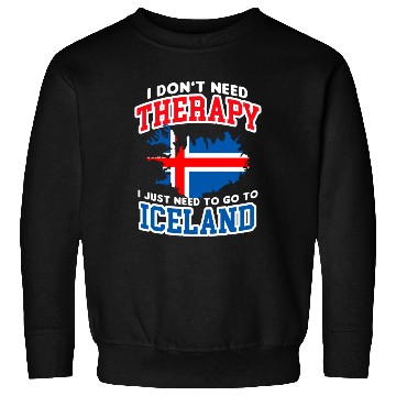 Discover Iceland Flag Embrace The Northern Lights Design Sweatshirts