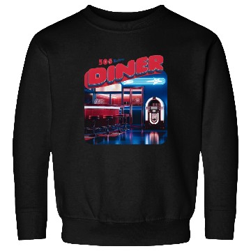 Discover 50s retro Diner good times Sweatshirts