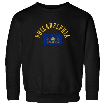 Discover Embrace Your Inner Patriot: Philadelphia USA Flag Sweatshirts