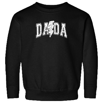 Discover Dada Lightning Bolt Checkered Father's Day Sweatshirts