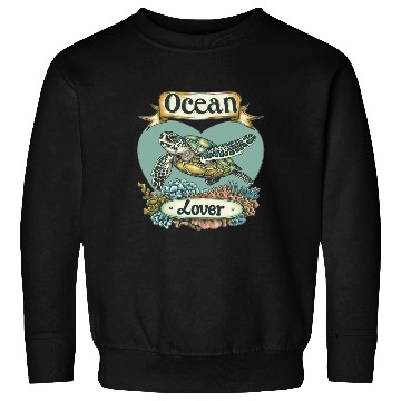 Discover Ocean Lover Sea Turtle Sweatshirts