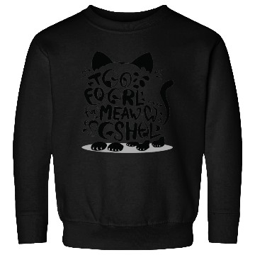 Discover Cat typography Sweatshirts